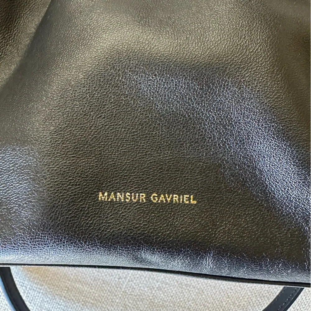 Mansur Gavriel Mini Bloom Crossbody Bag Black - Picture 7 of 15